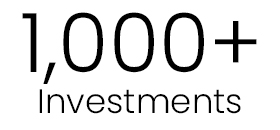 1,000 + Investments